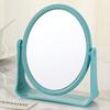 Espejo de maquillaje de doble cara HD, mesa giratoria, espejo de tocador de paja de trigo, espejo de princesa cuadrado grande, venta al por mayor de fábrica
