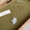 Collar Colgante de Flor Redonda de Resina Estilo Coreano Minimalista, Cadena para Suéter de Lujo Ligero de Gama Alta, Accesorio de Joyería Largo Versátil