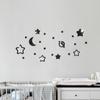 Adesivos de parede de acrílico Estrela Lua Espelho Amazon transfronteiriços decoração de parede para quarto de criança