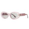 Gafas de Sol Modernas Retro de Marca Grande Europeas y Americanas Estilo Gafas de Sol de Color Tinta Versátiles y Modernas para Mujer Espejos Planos Anti-Luz Azul 9248