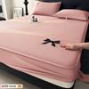 Set de tres piezas de verano Clase A con colchoneta de seda de hielo, gorro de cama, cama de dormitorio estudiantil individual, colchoneta suave para aire acondicionado lavable a máquina