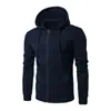 Comercio Exterior Amazon Cárdigan Suéter de Color Sólido Sudadera con Forro Polar Top Deportivo Otoño e Invierno Hombres y Mujeres Camisa con Cremallera