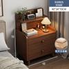 Mesa de Cabeceira Simples Moderna Simples Armário de Armazenamento Doméstico Prateleira de Armazenamento Elevada Quarto de Aluguel Mini Armário