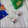 Pinza para el pelo festiva de muñeco de nieve y alce de Navidad, pinza lateral de dibujos animados linda para flequillo, pinza BB, pinza para el pelo de niños, accesorios decorativos para el pelo