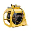 Cuchara Cribadora para Excavadora con Placa de Acero Resistente al Desgaste, Cribadora Vibratoria, Cubo Cribador de Arena para Obra, Cribadora de Separación de Arena para Maquinaria, Cubo Cribador para Relleno