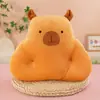 Almofada de Apoio Lombar com Formato de Animal Fofo Pelúcia Desenho Animado Almofada Decorativa Sofá Cama Cabeceira Escritório Essencial para Longas Permanências