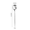 Vajilla de acero inoxidable mate 304 de Amazon, cuchillo, tenedor y cuchara adecuados para cuchillos, tenedores y cucharas de carne occidentales, cucharas de postre, cucharas de hielo.