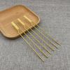 Grampo de cabelo em forma de Y de fio de cobre DIY adorno de cabeça para roupas chinesas antigas passo balançando U-pin eletroforese galvanoplastia grampo de cabelo Niang flor enrolada acessórios de cabelo