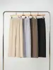 Pantalones Anchos de Forro Polar Doble Cara de Lyocell para Mujer 2026 Otoño/Invierno Nuevo Estilo Casual Suaves Caídos Pantalones de Traje de Pierna Recta