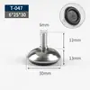 Pies niveladores engrosados y ajustables para mesas y sillas de muebles, a prueba de humedad, resistentes a la humedad, almohadillas para pies que aumentan la altura con tornillos, amortiguadoras, reductoras de ruido, almohadillas para pies ajustables