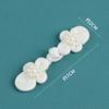 Hebilla de Placa de Botón de Perlas para Cheongsam Nuevo Chinoiserie Botón de Perla Hecho a Mano Tocado Estilo Nacional Tendencia Nacional Botón Decorativo Nailon Teñible