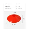 Sinal de disco com logo Zhenxuan equipamento de treinamento de futebol obstáculo sinal de identificação de basquete base de borboleta poste cone placa de barreira de estrada disco