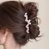 Presilha de Cabelo para Mulheres com Cabelo Fino, Estilo de Luxo, Nova Presilha de Verão 2026 para a Parte de Trás da Cabeça, Prendedor de Cabelo Tubarão de Tamanho Médio