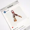 Chaveiro Pingente Cadeado Rosto Sorridente DIY Rosto Sorridente Fofo Decoração de Bolsa Boneco Chaveiro Desenho Animado Ins