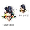 Estilo Punk Estampado de Calavera Transferencia de Calor DIY Ropa Camiseta Patrón Decorativo Exportación Venta Caliente Aliexpress Suministro