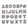 8mm contas de diamante colorido Inglês strass letras diy personalizado alça de ombro pulseira chapéu colar acessórios de jóias