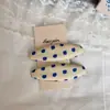 Estilo Coreano Cor Retrô Blocos de Cor Bolinhas Oval Clipe BB Textura Nicho Clipe Lateral Acessório de Cabelo Franja Cabelo Fino Clipe de Cabelo