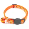 Collar para Gato Estilo Dibujo Animado Campana de Gato Impresa Collar para Mascota Suministros para Mascotas Cuerda para Collar de Gato Identificación