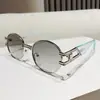 Óculos de Sol Retro Estilo Rock Punk Armação Redonda Óculos de Sol de Rua Europeus e Americanos Y2K Transfronteiriços Óculos de Sol de Praia Modernos e Descolados para Homens