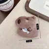 Novo Broche Fofo de Capivara, Pingente de Mochila de Estudante de Pelúcia de Capivara, Acessório de Enfeite de Desenho Animado