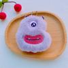 Corrente de contas de desenho animado de pelúcia, pingente com letras de monstro, bolsa fofa, chaveiro, chapéus, roupas, sapatos e meias, acessórios