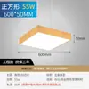 Luz hexagonal hueca de madera con veta de madera LED transfronteriza, luz con forma hexagonal, lámpara colgante redonda, adecuada para centros comerciales, supermercados y oficinas
