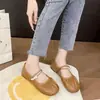Zapatos Mary Jane Retro Estilo Francés Otoño 2025 Nuevos Poco Profundos Slip-On Versátiles Planos Suela Suave Zapatos Individuales Zapatos de Piel Suaves