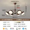 Estilo Medieval Madeira de Nogueira Padrão Flor Retro Lustre para Sala de Estar Francês Creme High-End Quarto Sala de Jantar Luminárias Novo Estilo