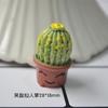 Paisagem em Miniatura Estéreo Planta em Vaso Cacto DIY Acessórios de Resina Ímã de Geladeira Materiais de Decoração para Casa