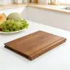 Tabla de cortar de cocina transfronteriza, Tabla de cortar de madera de acacia, Tabla de cortar con forma de libro, Adorno de madera, Tabla de cortar de madera maciza con forma de libro, Hecho a medida