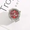 Reloj Anillo Nuevo Transfronterizo Más Vendido Amazon Más Vendido Reloj al por Mayor con Anillo de Diamante