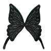 Popular Colorido Organza Bordado Gradiente Cor Borboleta 3D com Adesivo Roupas Infantis Acessórios para Pets Presilha de Cabelo Decoração DIY