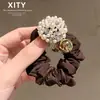 Elástico de Cabelo de Pérola Coreano e Japonês Hot Selling Dongdaemun Exquisito Alta Elasticidade para Rabo de Cavalo Coque Acessório de Cabelo