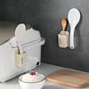 Caja de Almacenamiento para Cuchara de Arrocera, Organizador de Papelería y Reglas para Escritorio, Soporte para Cuchara de Arrocera, Caja de Almacenamiento para Papelería