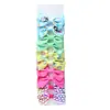 Conjunto de 10 Acessórios de Cabelo para Bebês e Crianças, Presilhas de Cabelo com Laços de Fita Cauda de Andorinha para Festas, Feito à Mão