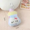 Porta-moedas Capivara Personalizado Desenho Animado Fofo Bolsa de Armazenamento Infantil Bolsa Pequena de Pelúcia Mini Carteira Atacado