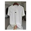 2026 Nueva Camiseta de Manga Corta para Hombre de Lujo, Moderna, Color Sólido, Simple, Versátil, Elegante, Bordada, Gama Alta, Nueva Llegada de Año Nuevo