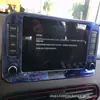 Adecuado para Navegación Moderna 18 Hyundai Kona Marco de Navegación Panel de Navegación Modificación Pantalla de Visualización Piezas Decorativas de Acero Inoxidable J