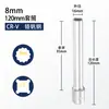 Bestseller Transfronteiriço 1/2 polegada Gama Completa de 120ml Soquetes Sextavados Internos Estendidos, Disponíveis em Tamanhos de 8-22mm