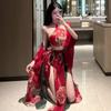 Lingerie Sexy Hanfu Plus Size Jin Antique Pure Lust Barriga Tentação Paixão Novo Estilo Tribunal Terno Clássico