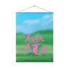 Design de Tapeçaria Pendurada em Tecido Chiffon de Verão, Banner com Atmosfera Moderna para Mercado ao Ar Livre, Tecido de Fundo para Check-In de Pousada Venda por Atacado