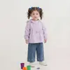 Abrigo de Primavera para Niñas Nuevo Lindo Oso Infantil Rompevientos Casual Manga Larga Jeans Conjunto de Tres Piezas Venta al por Mayor para Niñas