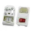 Ac-01 Producto Certificado Clase II CCC Socket Tres en Uno Tipo Tarjeta 2 Pines Todo Cobre Fusible Único con Luz Sin Cable a Tierra
