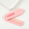 Nova Pente Dobrável Criativo de Macaron, Pente de Cabelo Girly de Alto Valor, Pente Pequeno Portátil da Moda Venda por Atacado