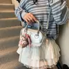 Bolsa Boston Portátil Estilo Ballet Doce Casual Coreana Nova 2025, Fashion, de Alta Qualidade e Versátil para Roupas de Trabalho