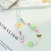 Pulsera de Cuentas de Gama Alta DIY Lanyard para Teléfono Cadena para Teléfono Accesorios de Perlas Cuerda de Mano para Mujer Colgante Lanyard Estilo Fresco