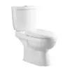 La fábrica de inodoros exporta inodoros de dos piezas al Medio Oriente y Asia Central, con opciones de desagüe al piso, desagüe horizontal, descarga directa, sifón y desagüe a la pared