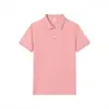 Camisa Polo Cultura Corporativa Camisa Publicitaria Ropa de Trabajo Hecho a Medida Elegante Cuello Solapa Manga Corta Ropa de Trabajo Camiseta Logo Impreso Personalizado