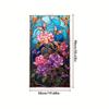Película Electroestática para Ventana de Vidrio Esmerilado de Venta Caliente Transfronteriza Translúcida Opaca Color Planta Flor Película Anti-Fugas de Luz