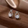 Pendientes de moda de alta gama Pendientes de flor de gota de aceite Mori temperamento lujo ligero pendientes de pétalo de hoja colorida femeninos